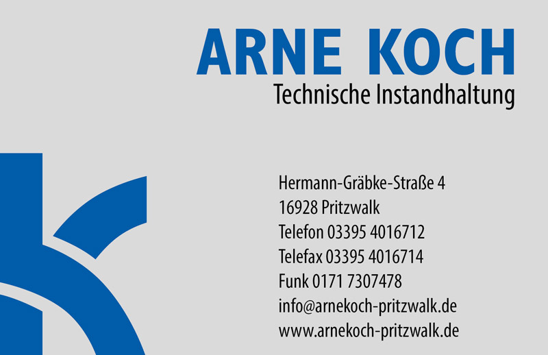 Arne Koch - Technische Instandhaltung